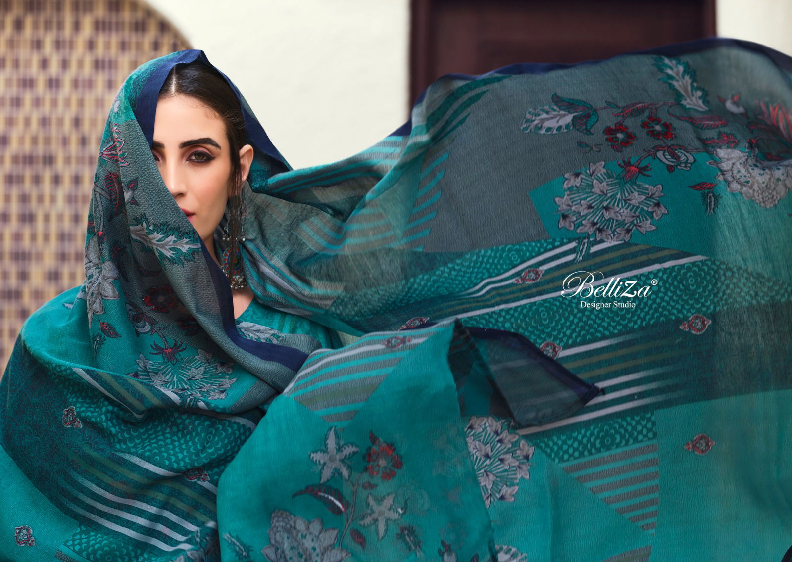 Naira By Belliza Printed Cotton Dress Material Catalog